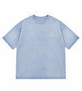 T Shirt / Light Blue Acid wash