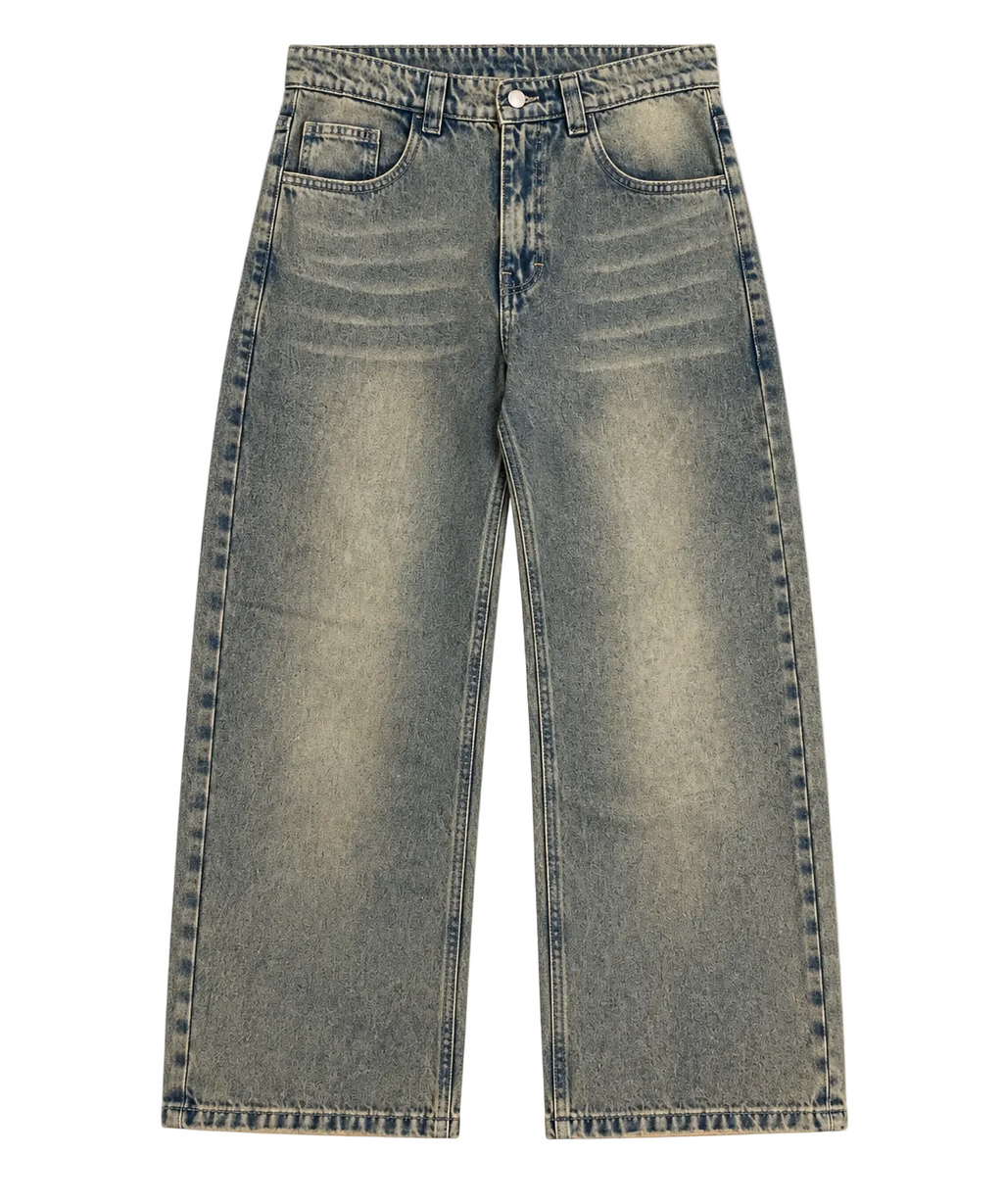 Washed Baggy Denim / Charcoal