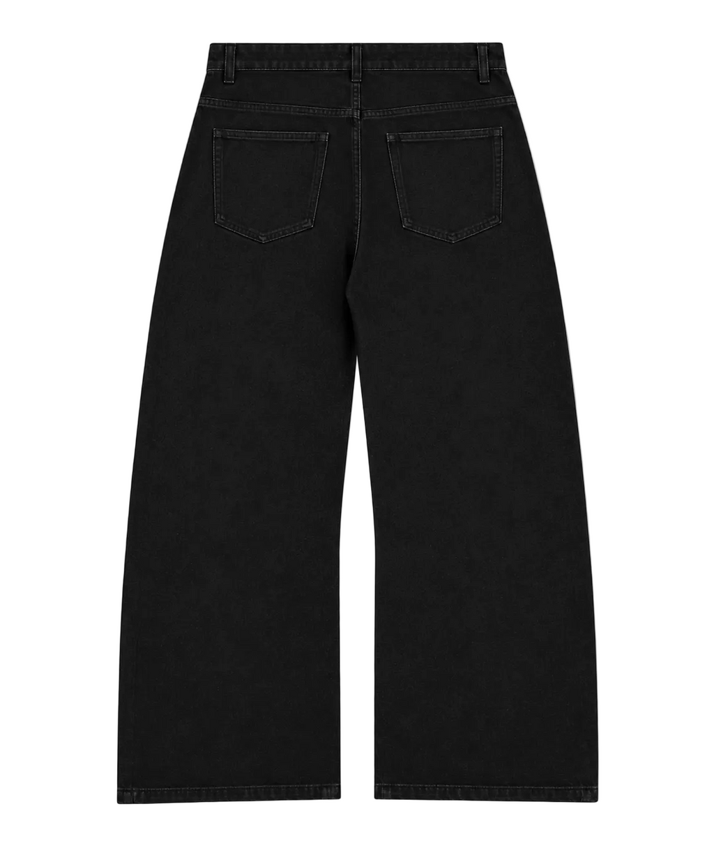 Raw Baggy Denim / Black