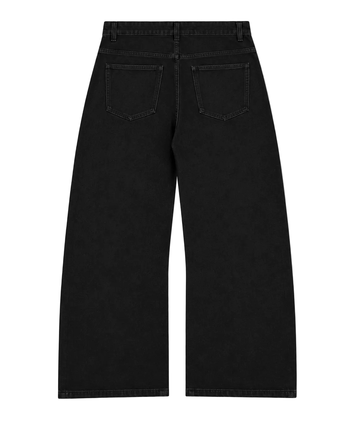Raw Baggy Denim / Black