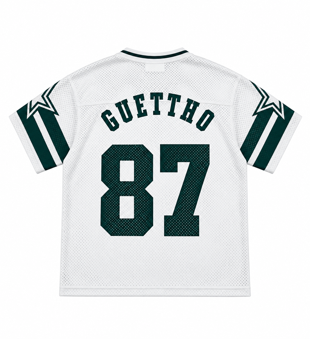 Mesh Jersey Guettho Sport / White/Green