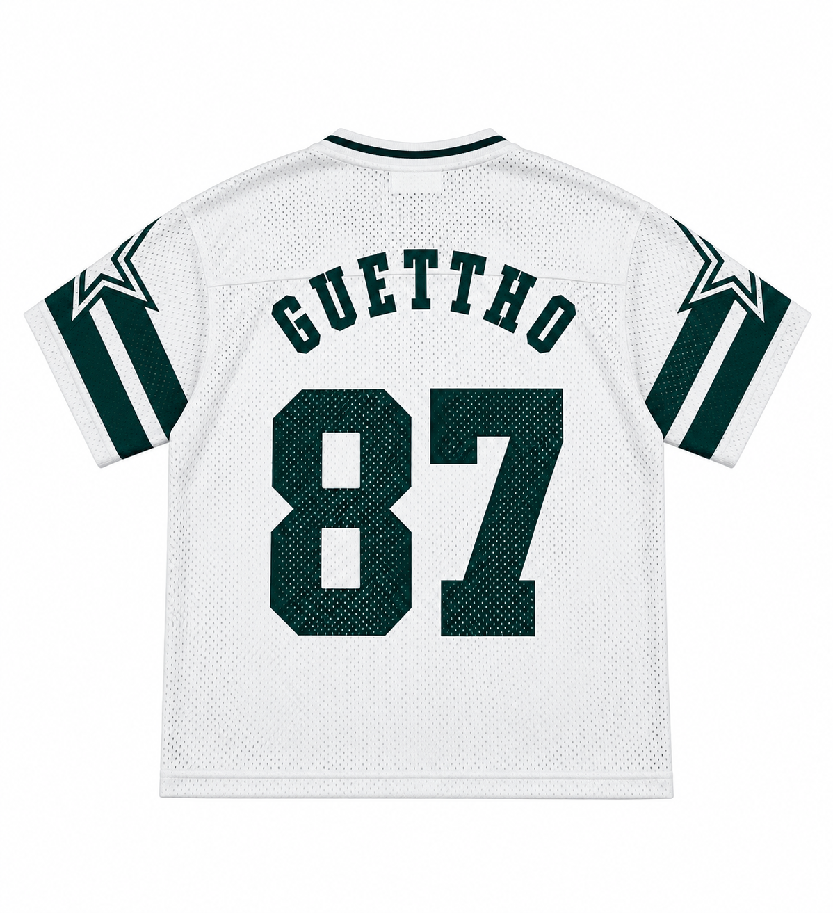Mesh Jersey Guettho Sport / White/Green