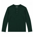 Henley Shirt / Bottle Green