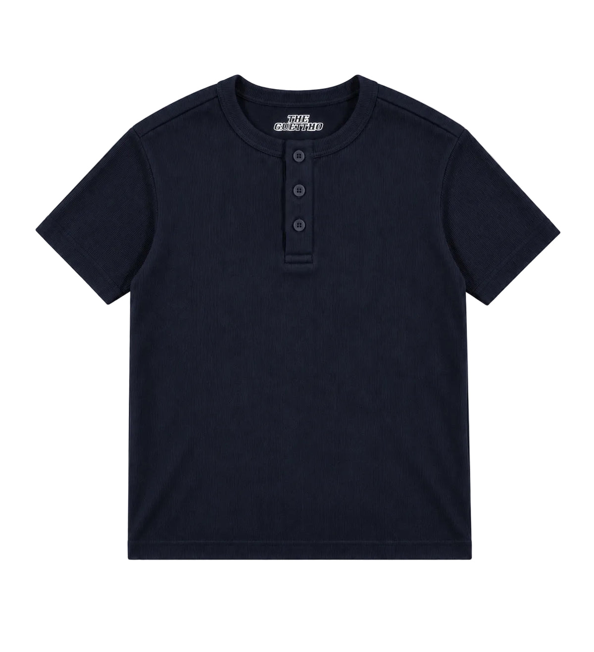 Henley Short Sleeve / Navy Blue