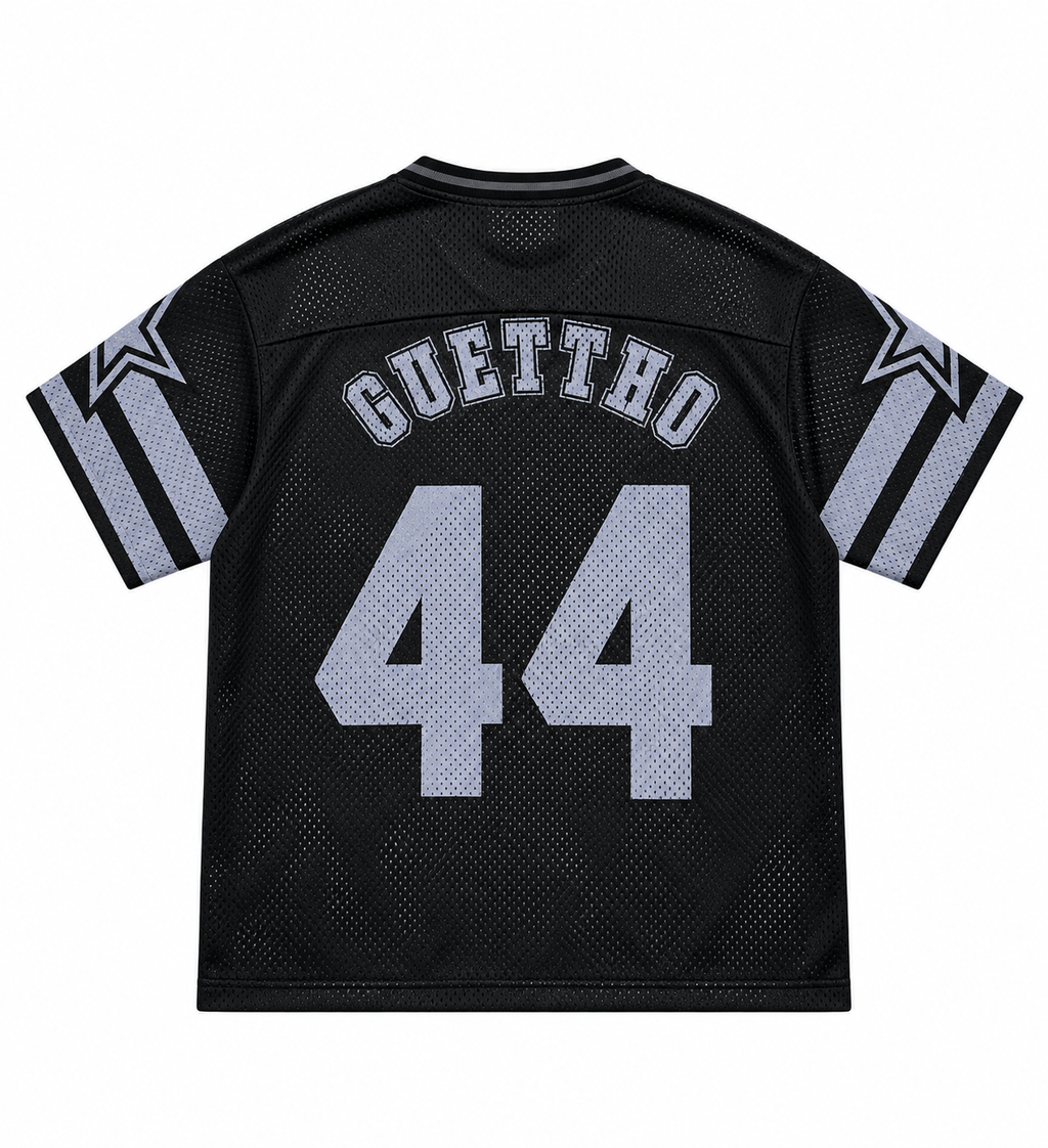 Mesh Jersey Guettho Sport / Black/Grey