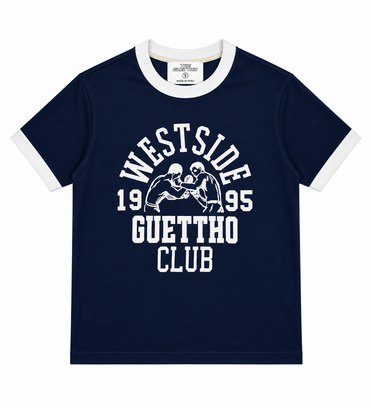 Baby Tee Guettho Club Westside / Navy