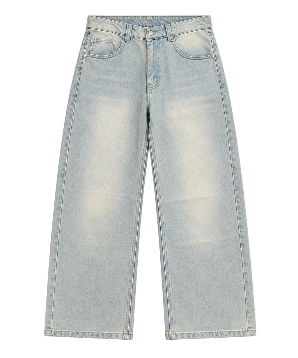 Washed Baggy Denim / Ice Blue