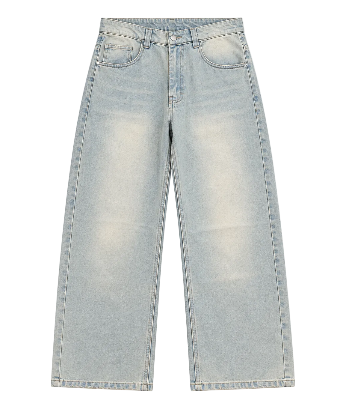 Washed Baggy Denim / Ice Blue