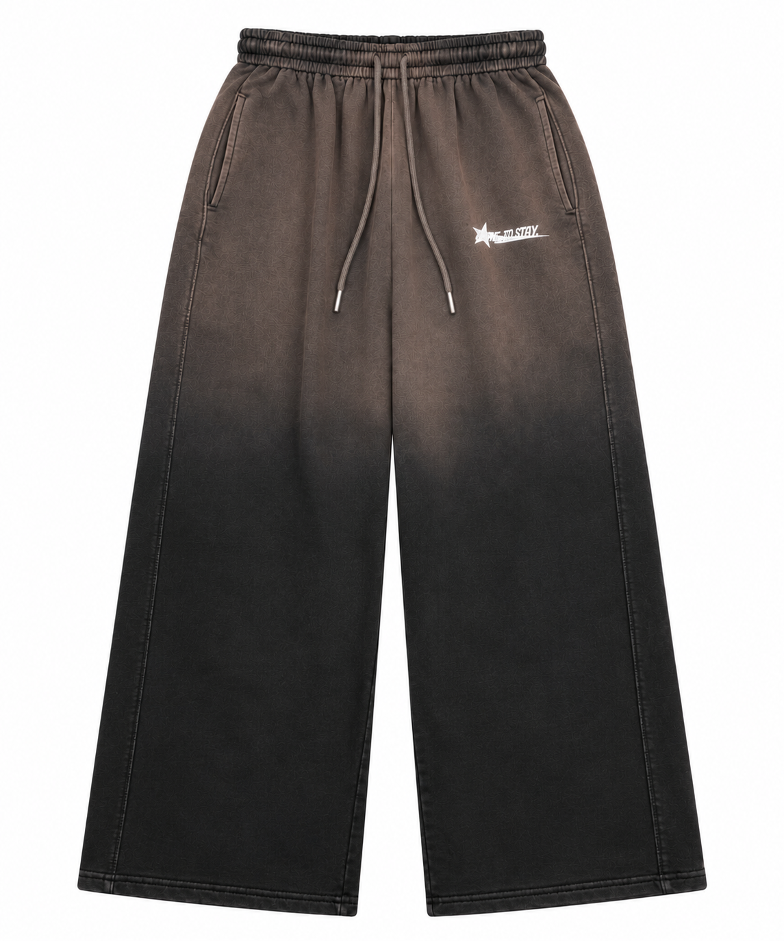 Acid Sweatpants / Washed Brown/Black