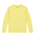 Henley Shirt / Pastel Yellow