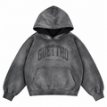 Hoddie Guettho Urban Street / Grey Acid Wash