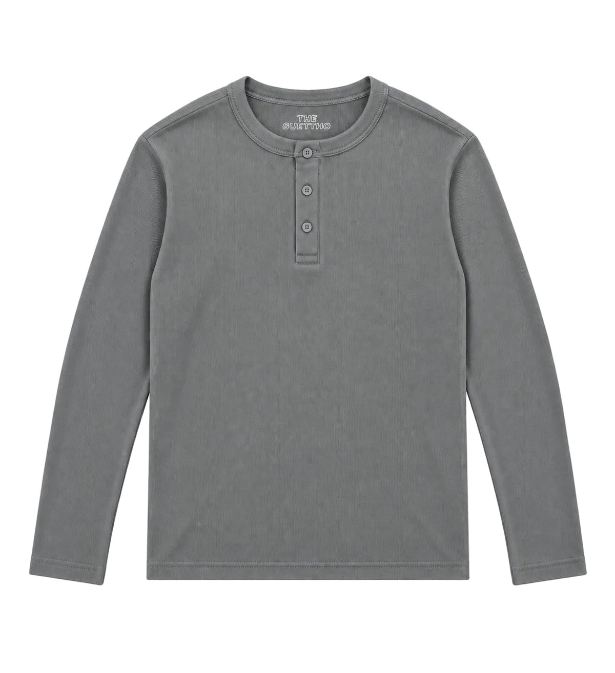 Henley Shirt / Silver Grey