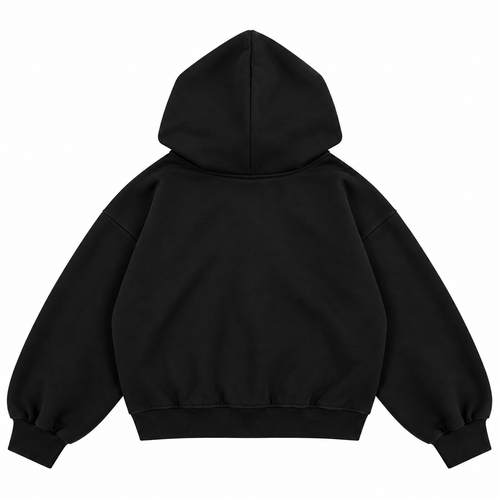 Guettho Urban Zip Hoodie / Black