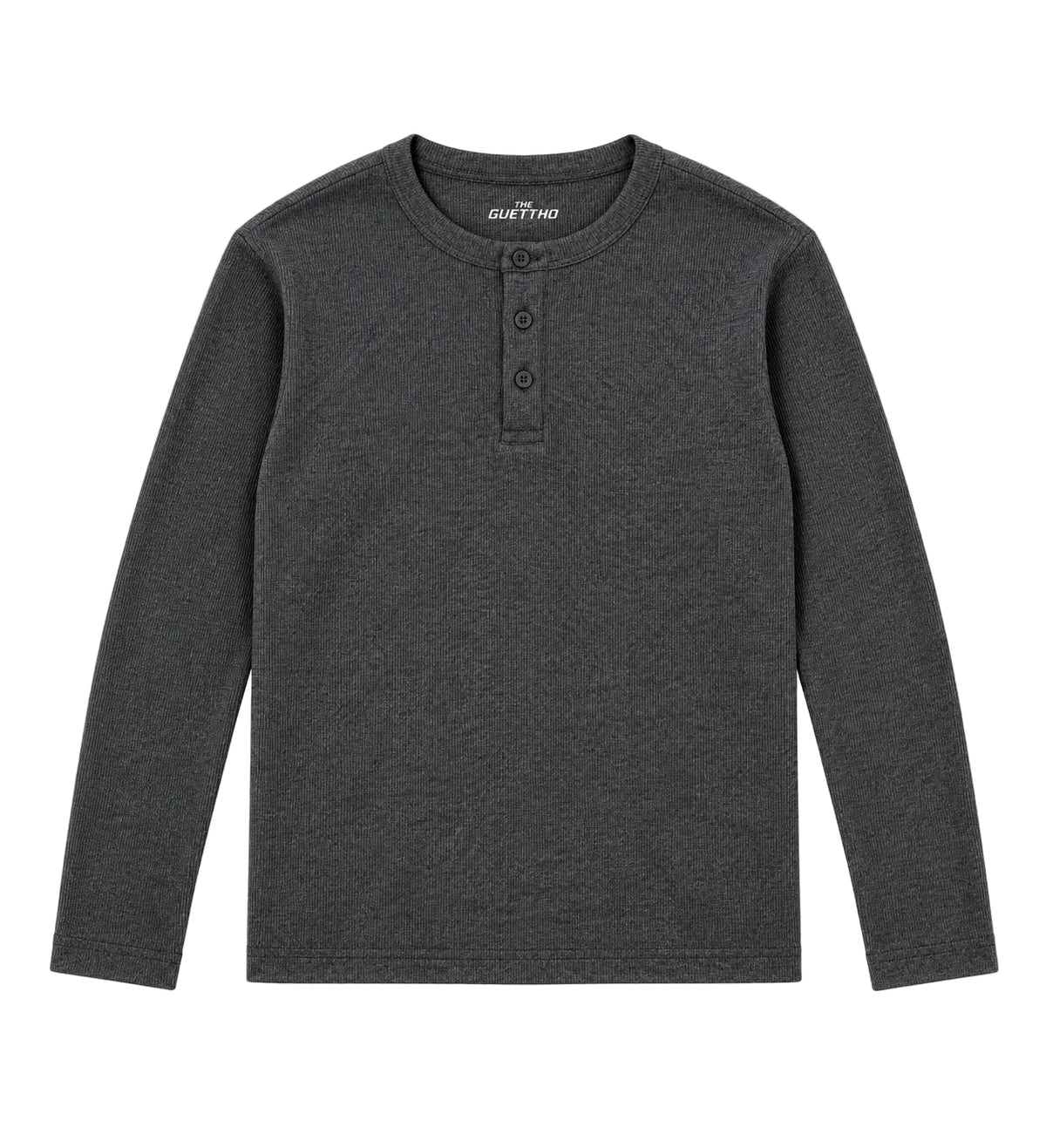 Henley Shirt / Dark Grey
