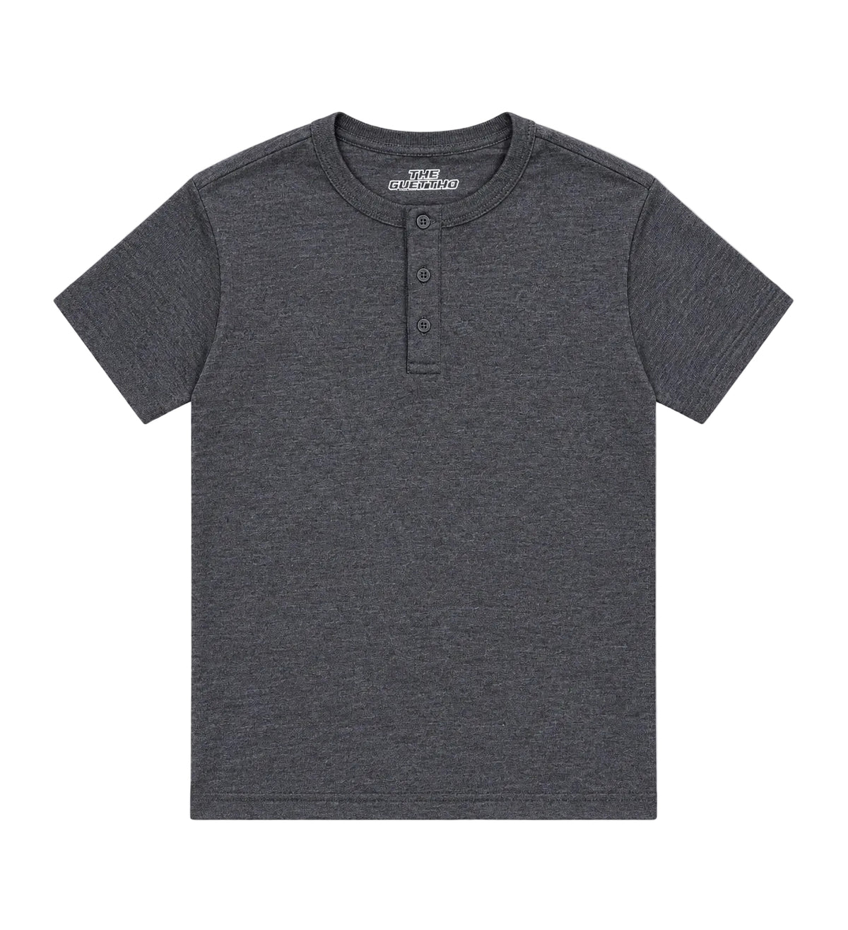 Henley Short Sleeve / Dark Grey