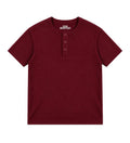 Henley Short Sleeve / Burgundy