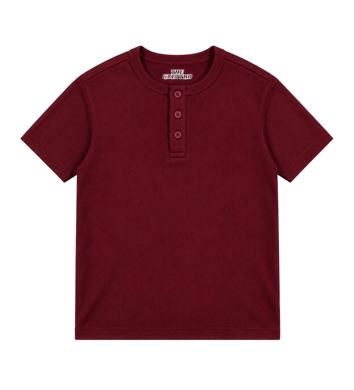 Henley Short Sleeve / Burgundy
