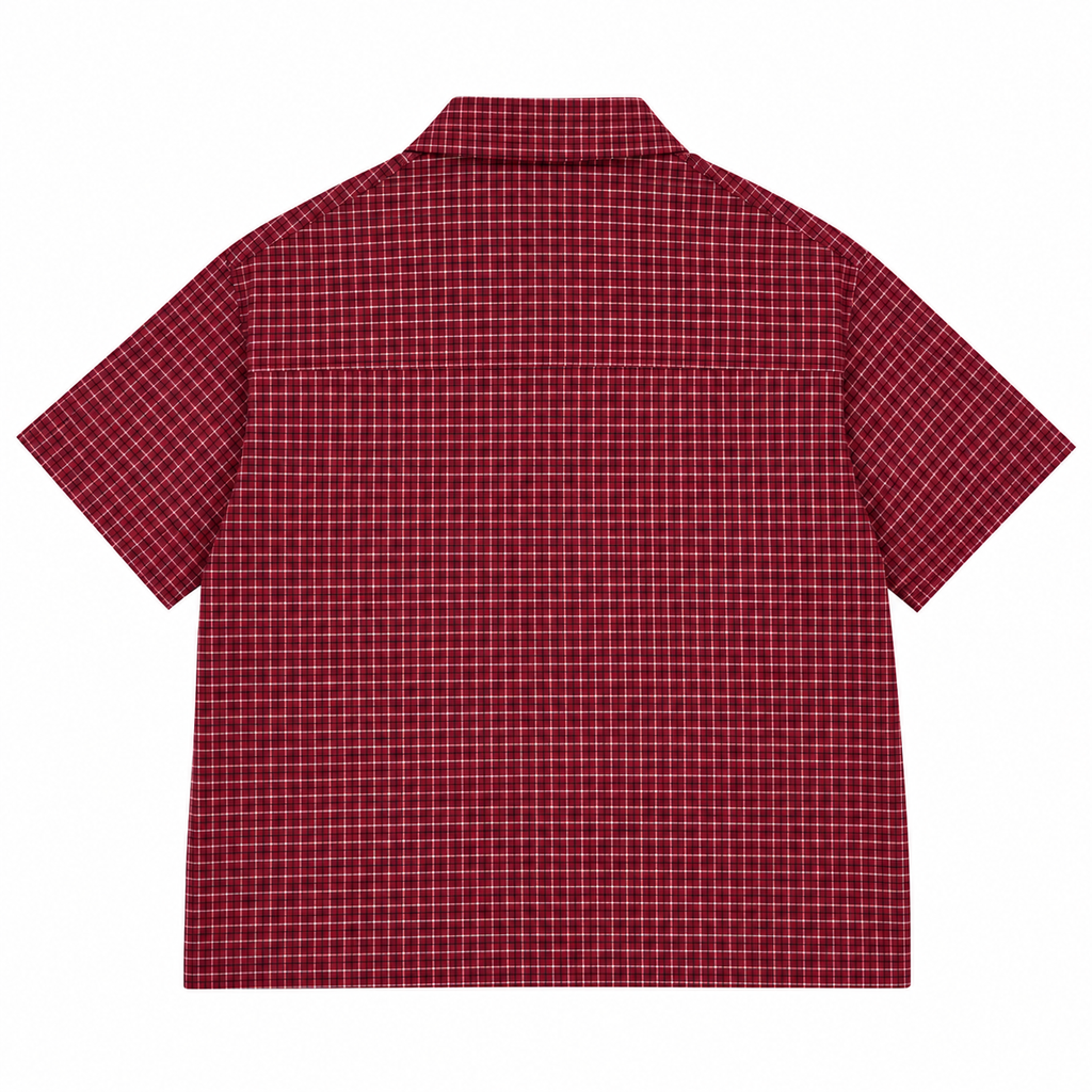 Plaid Shirt / Burgundy