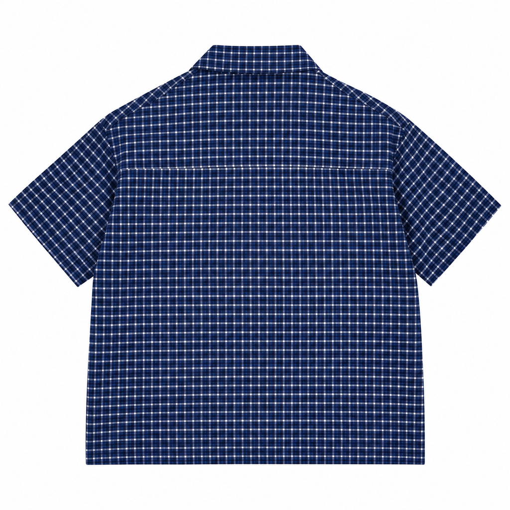 Plaid Shirt / Navy