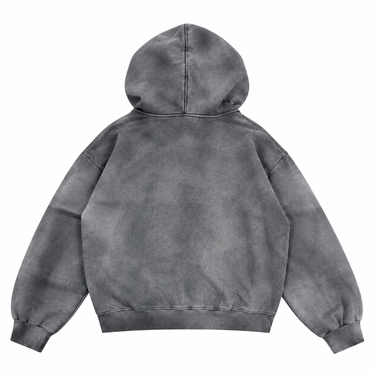 Hoddie Guettho Urban Street / Grey Acid Wash