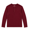 Henley Shirt / Burgundy
