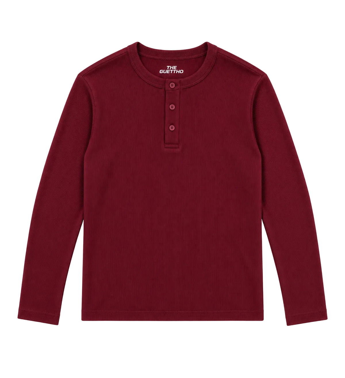 Henley Shirt / Burgundy