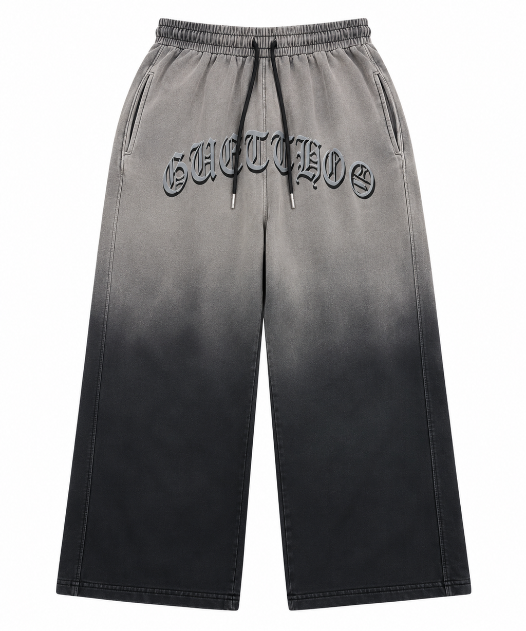 Acid Sweatpants Gothic / Washed Grey/Black