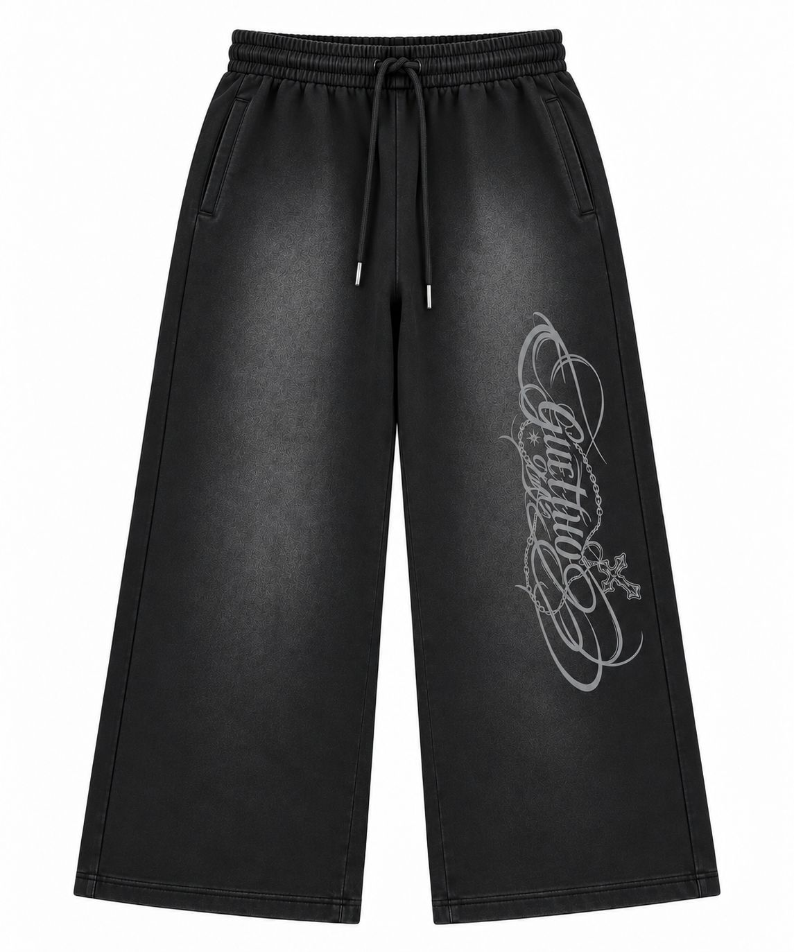 Acid Sweatpants / Washed Black