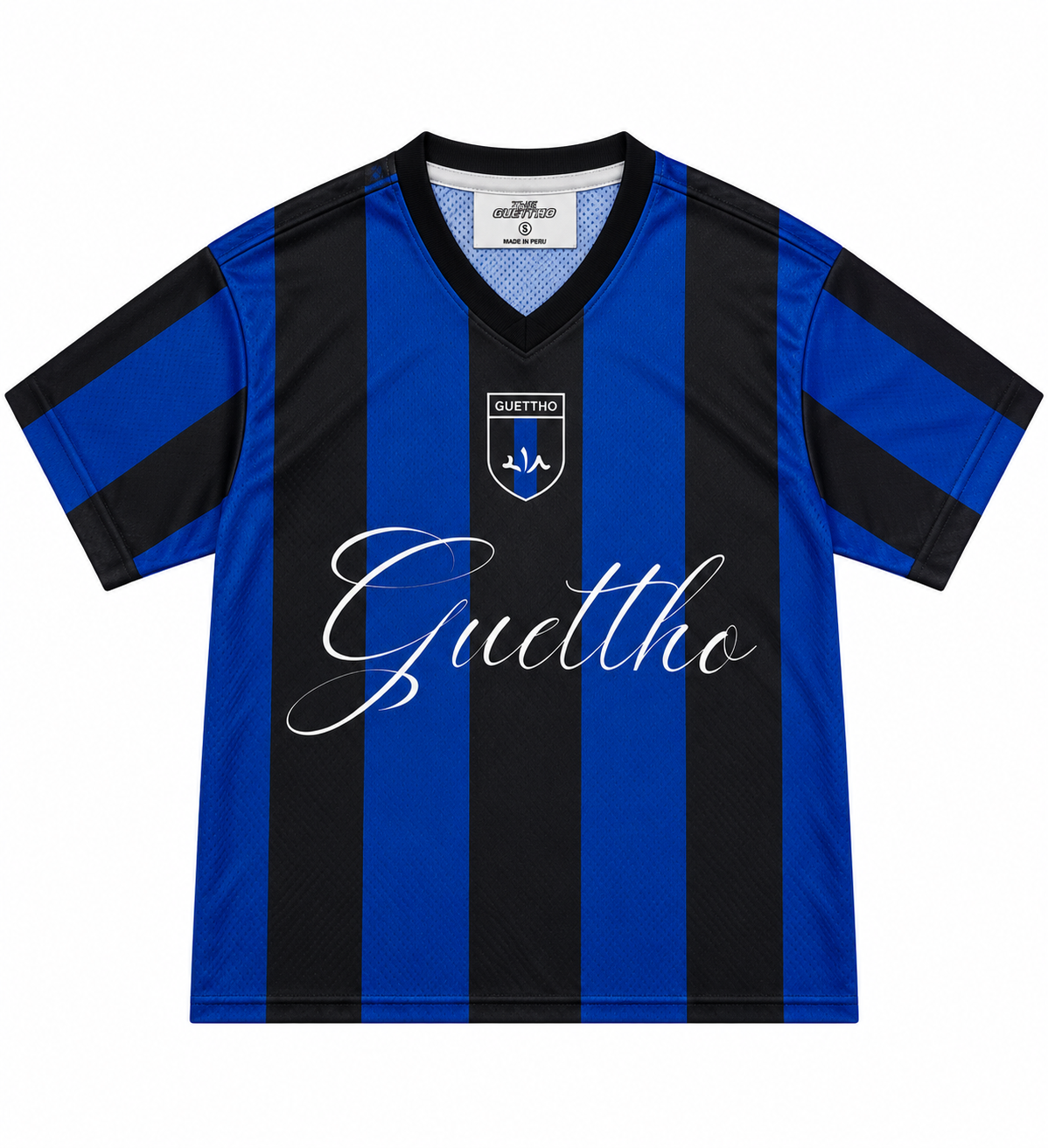 Mesh Jersey Guettho Sport /Electric Blue / Black / White