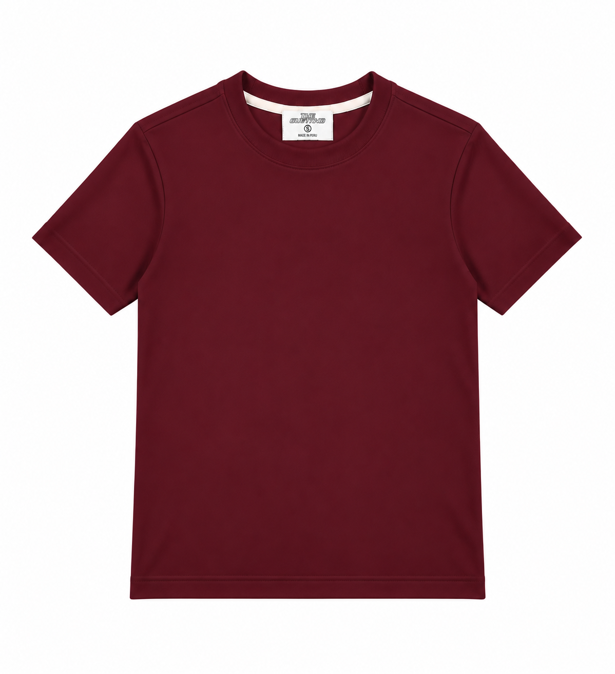 Slim Fit T Shirt / Burgundy