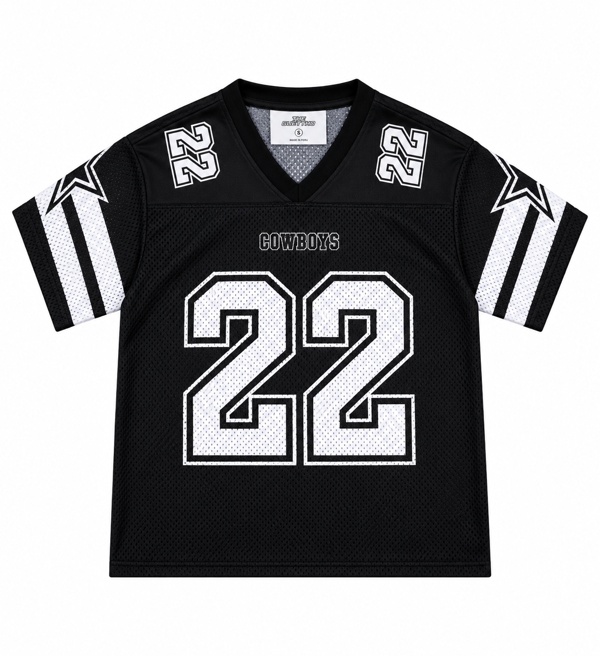 Mesh Jersey Guettho Sport / Black/White