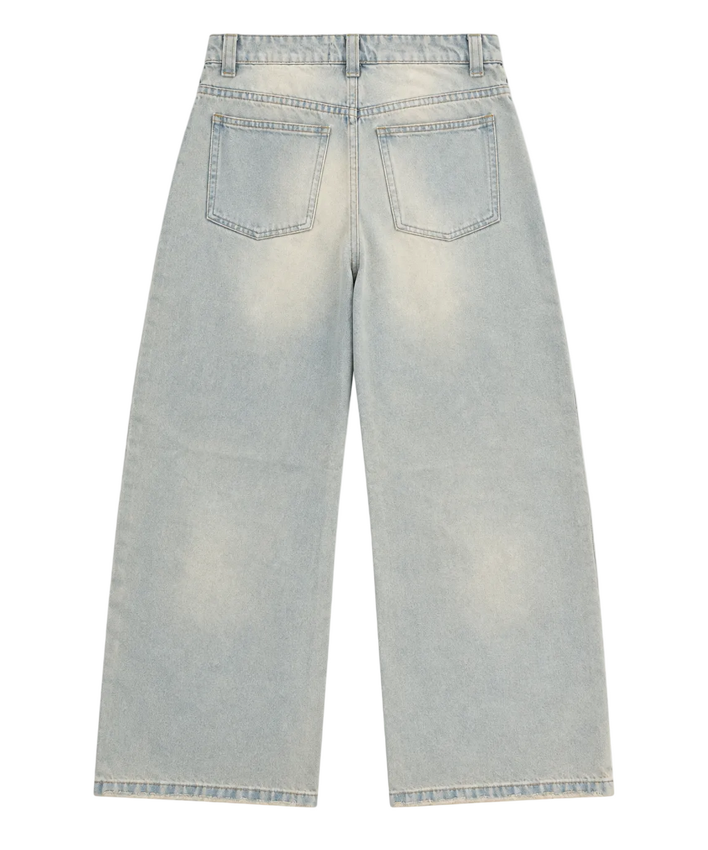 Washed Baggy Denim / Ice Blue