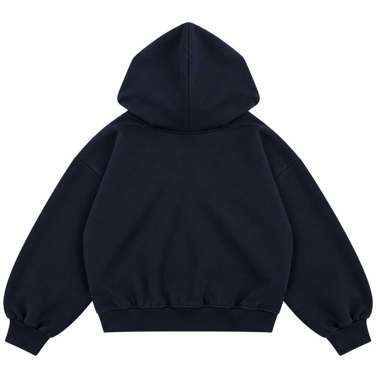 Guettho Club Zip Hoodie / Navy Blue