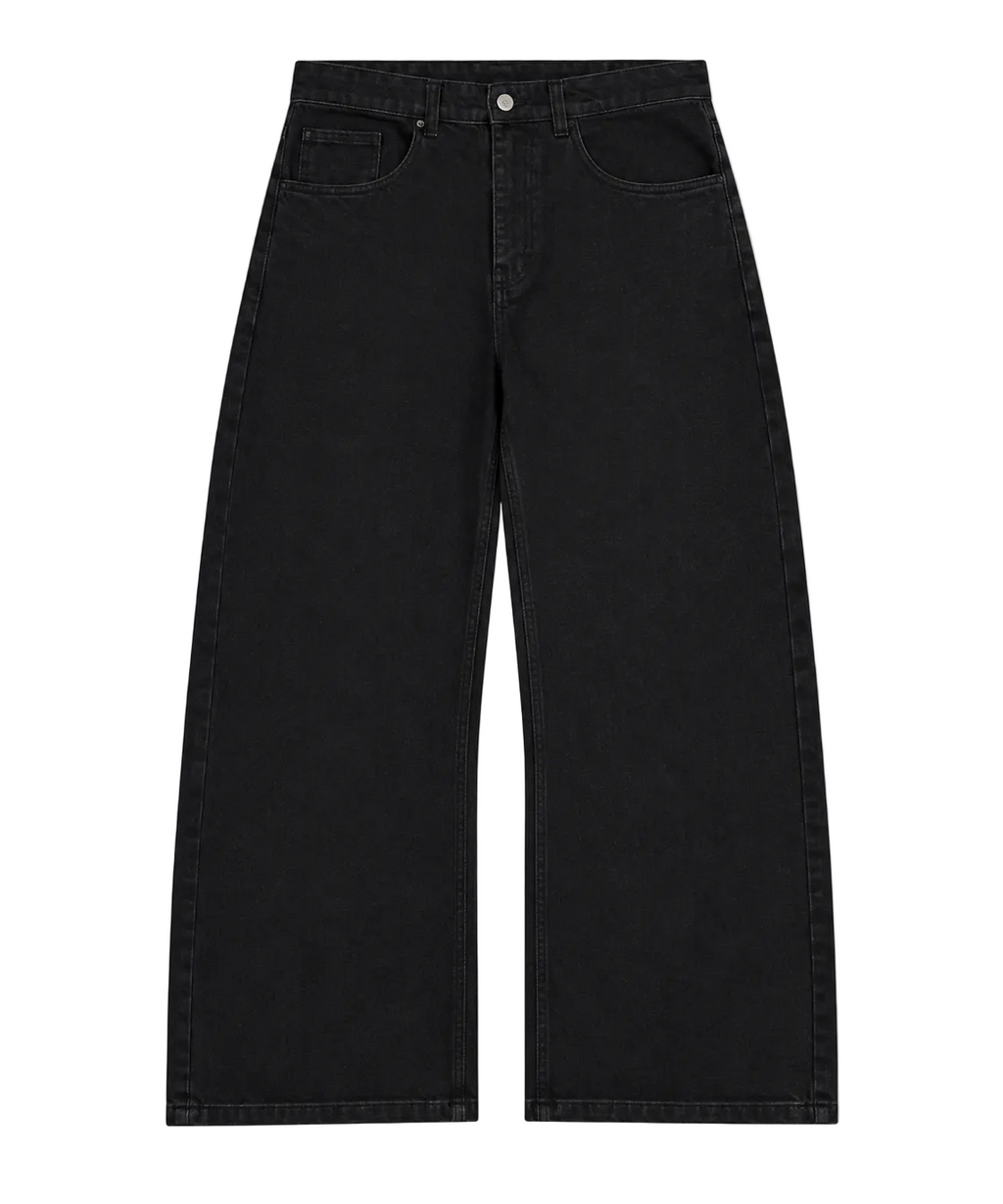 Raw Baggy Denim / Black