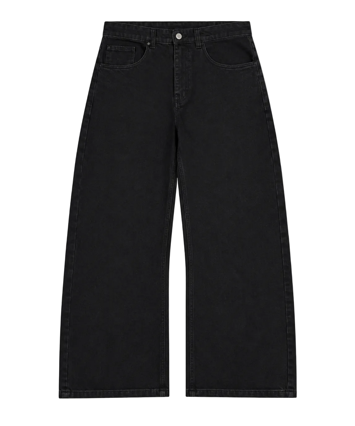 Raw Baggy Denim / Black