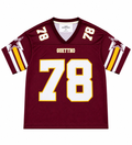 Mesh Jersey Guettho Sport / Burgundy/White/Yellow