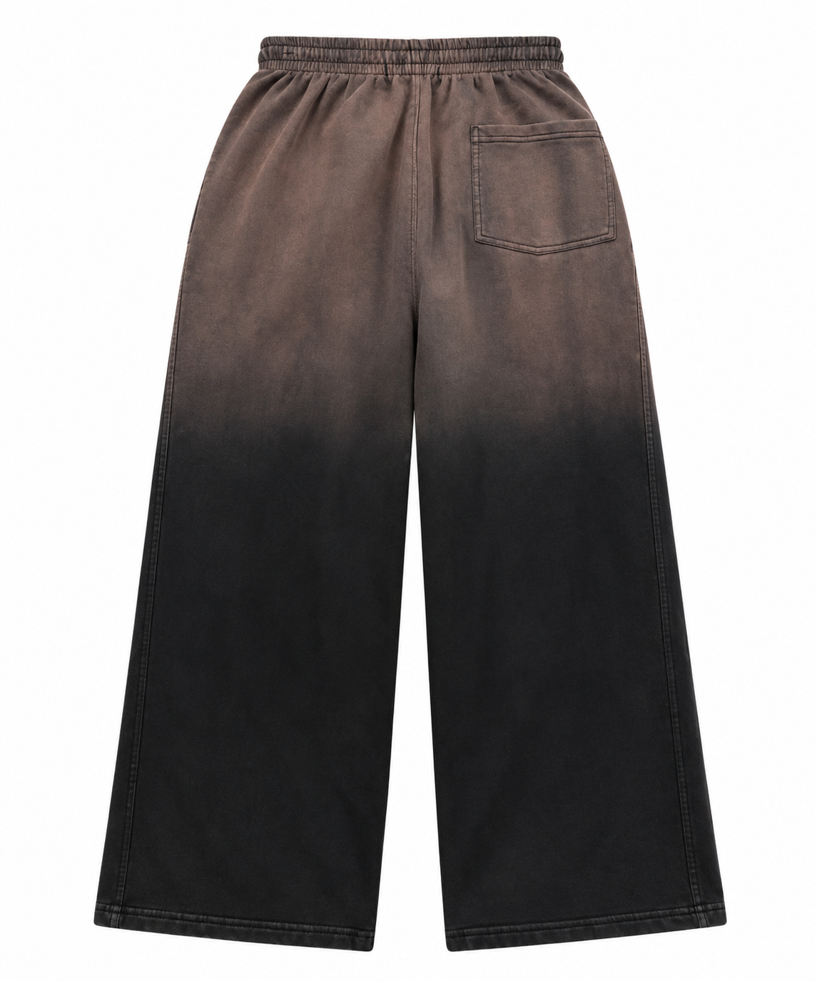 Acid Sweatpants / Washed Brown/Black