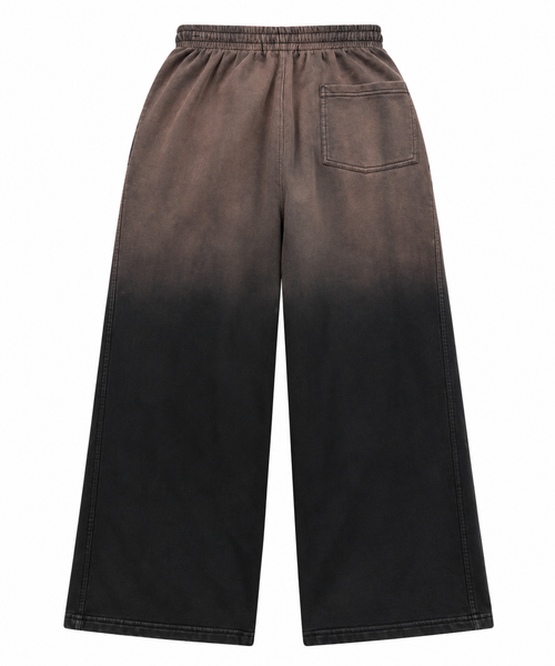Acid Sweatpants / Washed Brown/Black