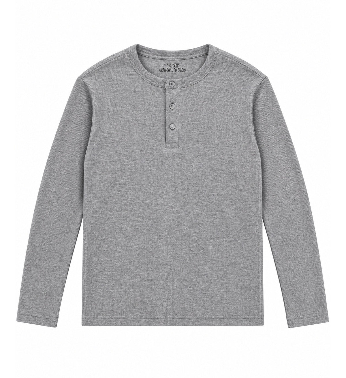 Henley Shirt / Light Grey