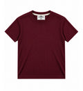 Ribbed T Shirt / Burgundy