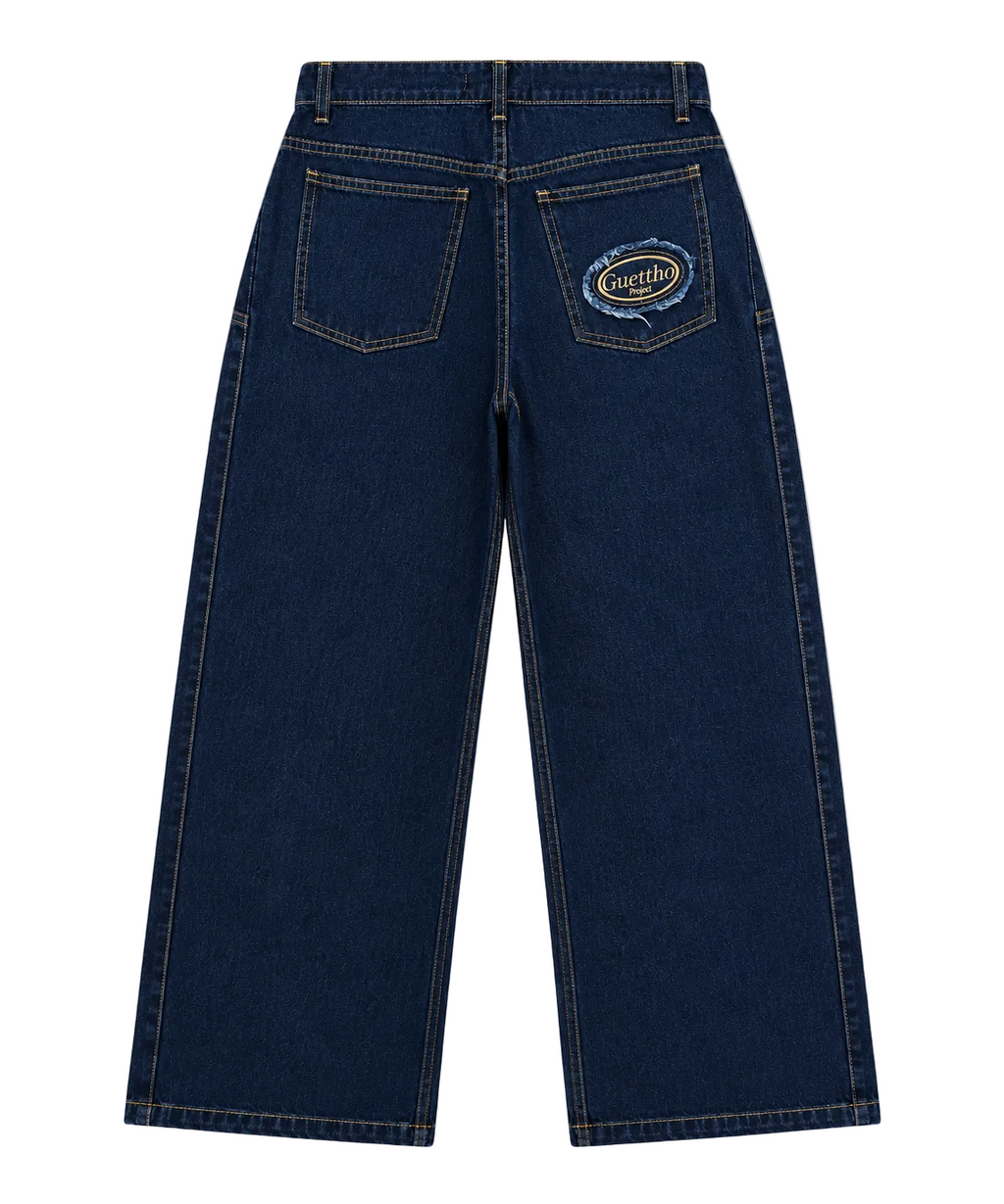Raw Baggy Denim / Indigo