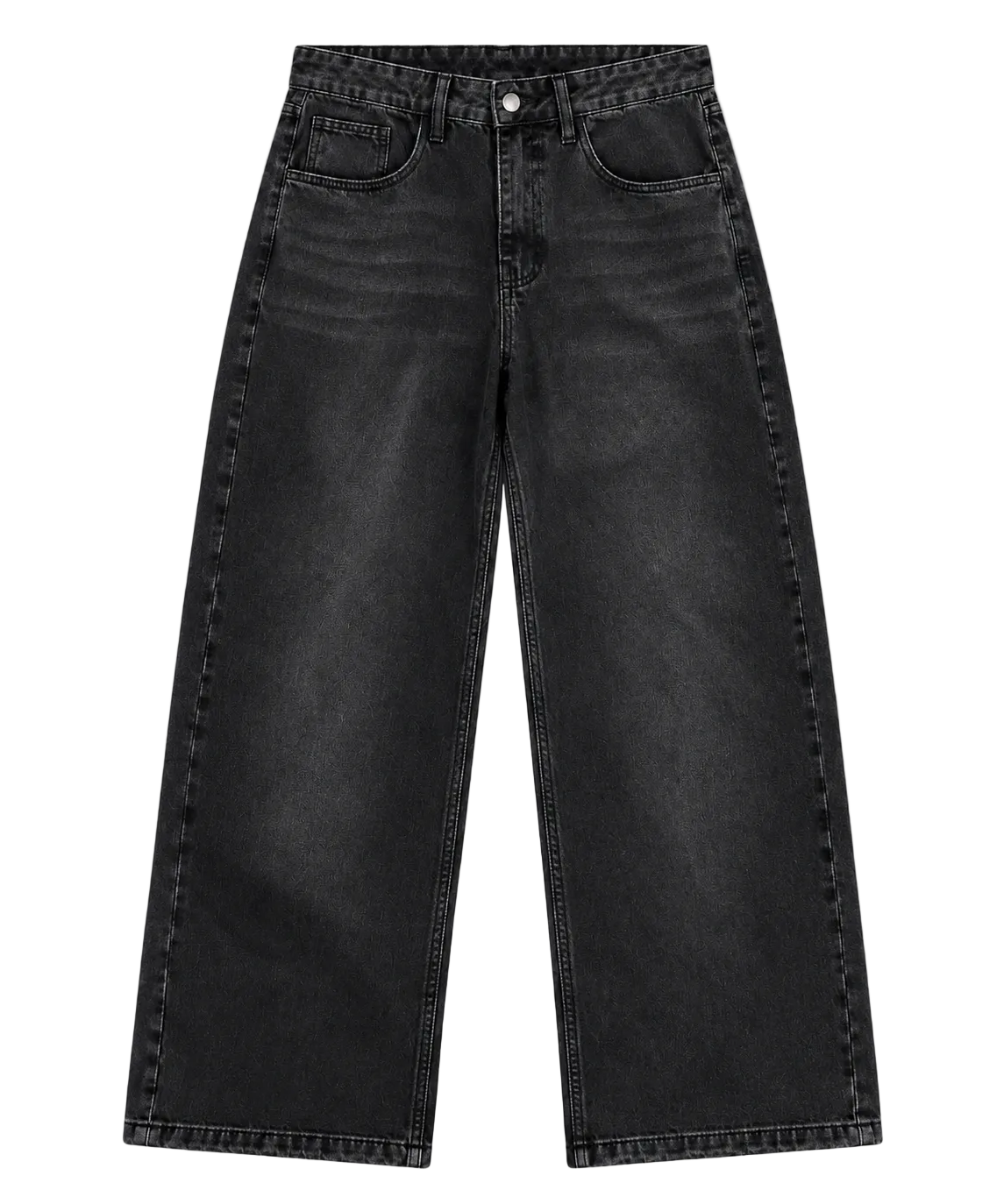 Washed Baggy Denim / Black