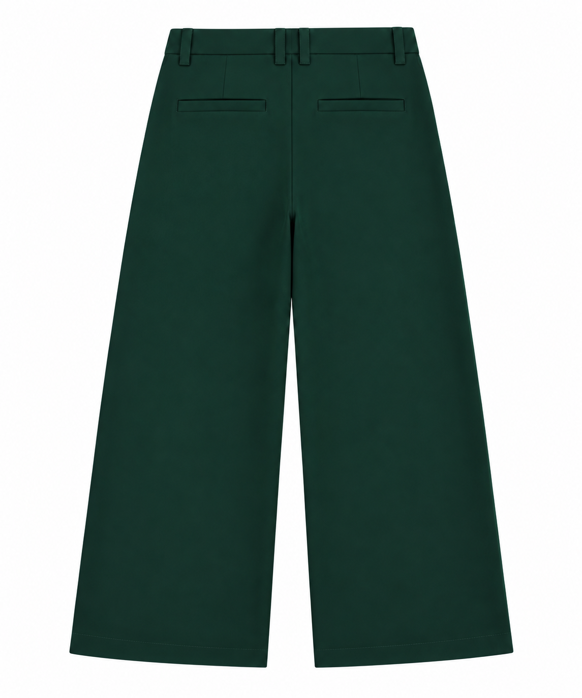 Wide leg Trousers / Deep Green