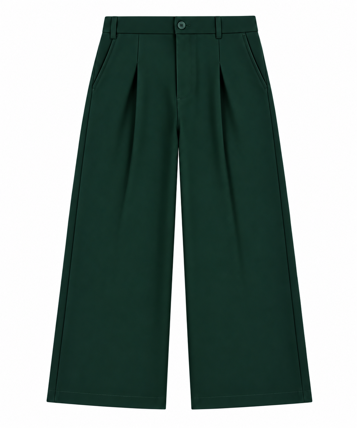 Wide leg Trousers / Deep Green