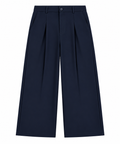 Wide Leg Trousers / Navy