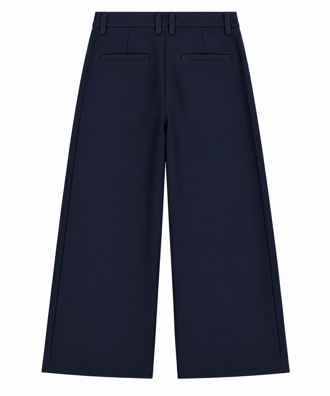 Wide Leg Trousers / Navy
