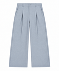 Wide Leg Trousers / Light Grey