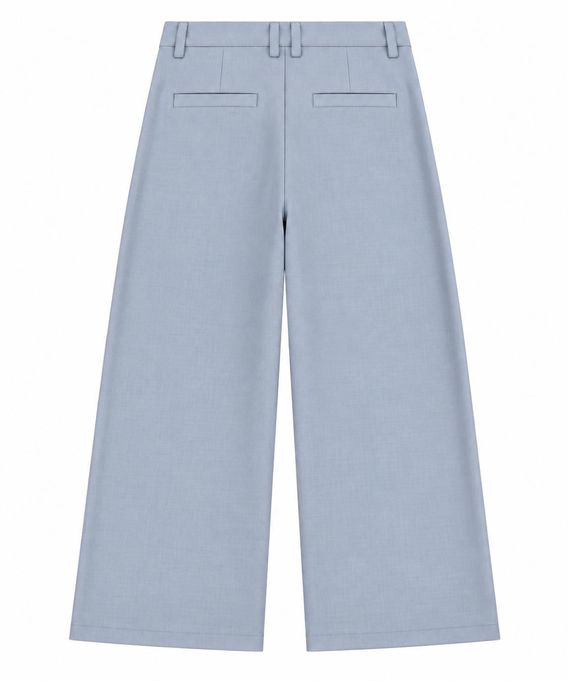 Wide Leg Trousers / Light Grey