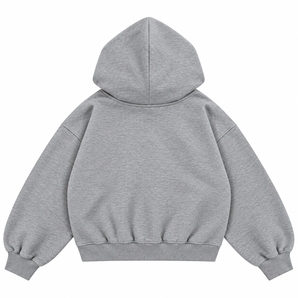Guettho Club Zip Hoodie / Grey