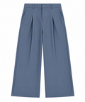 Wide Leg Trousers / Dusty Blue